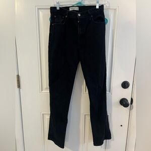 Abercrombie & Fitch Black the 90s Straight ultra high rise Jeans